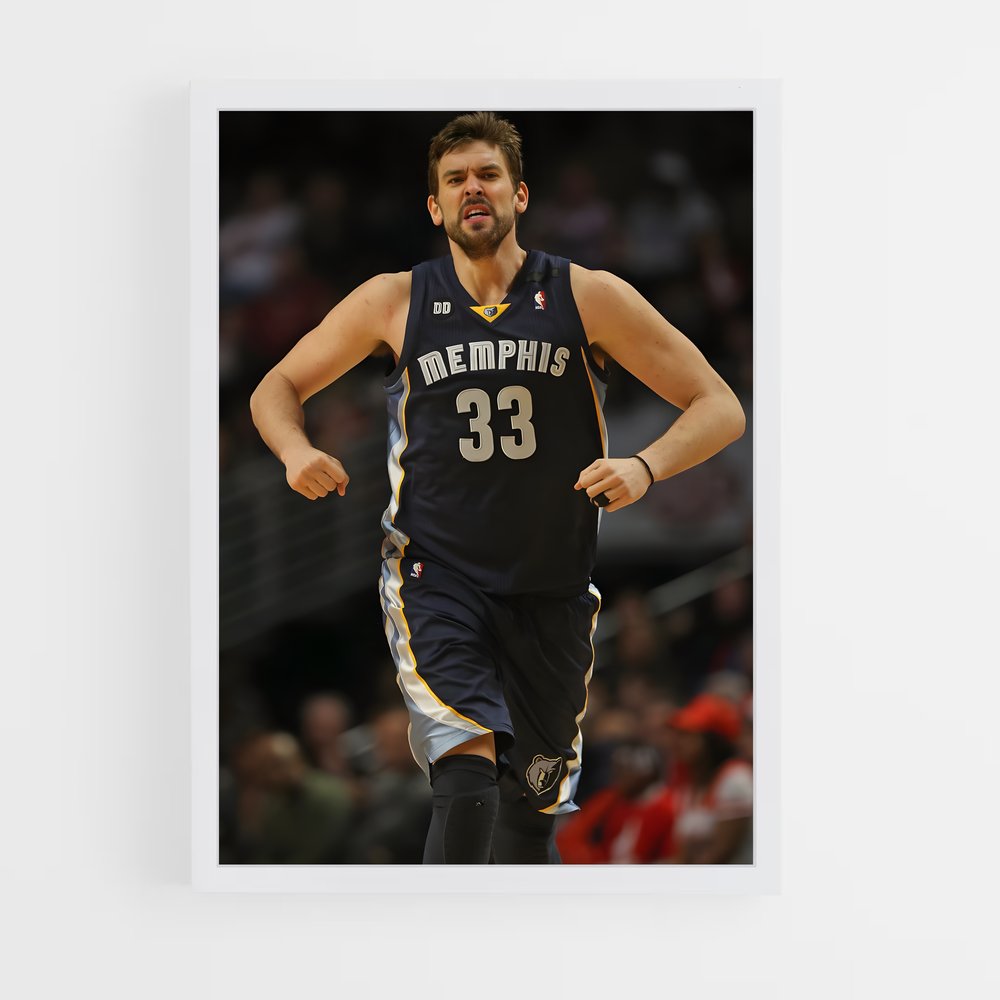 Poster En Pleine Action – affiche Basketball (vue 3)